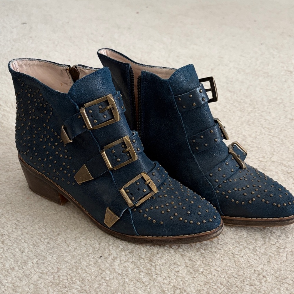Monarca leather shoes Buckle Ankle Boots - Women